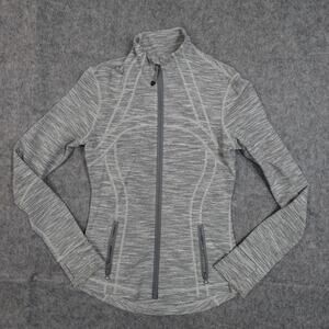 Lululemon Jacket Womens 6 Define Full Zip Athleisure Wee Are From Space Silver